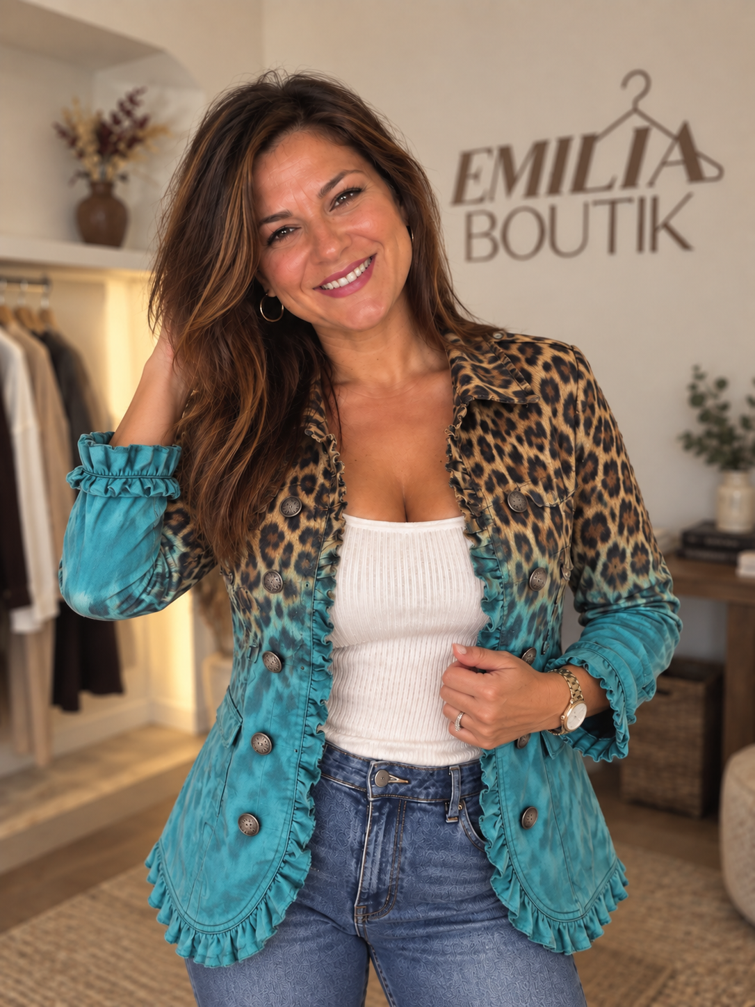 Bianca - Veste style bohème retro